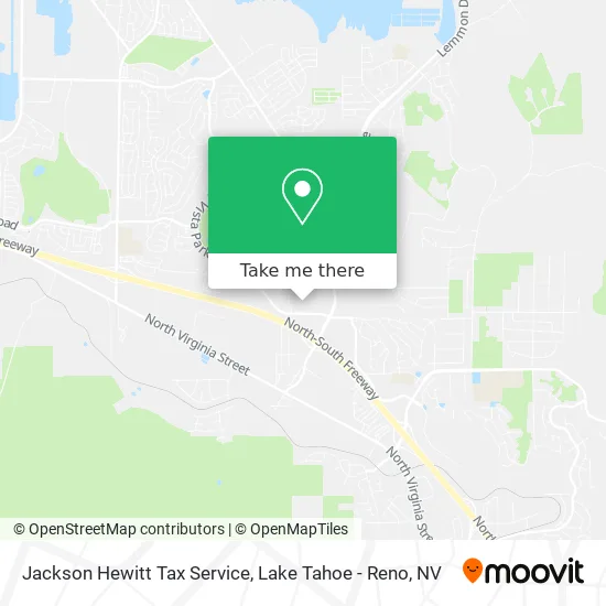 Jackson Hewitt Tax Service map