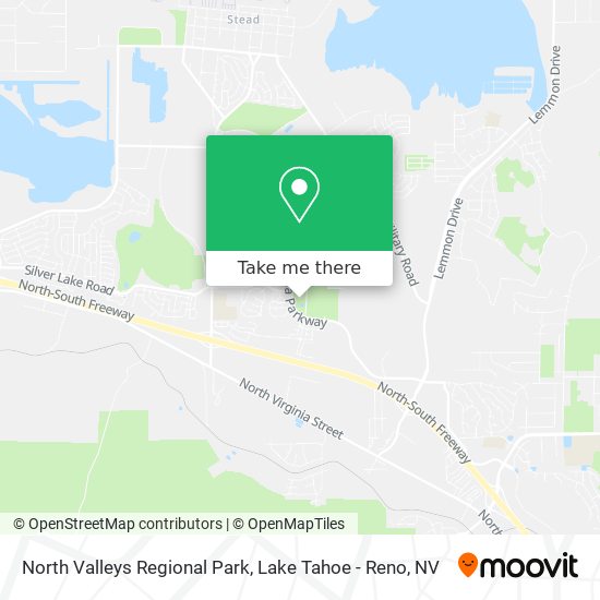 Mapa de North Valleys Regional Park