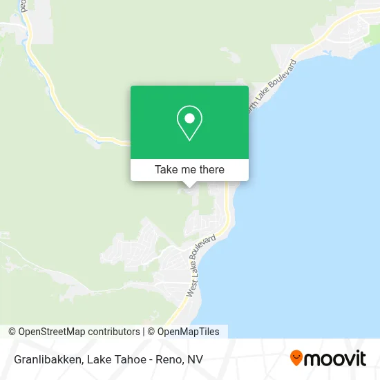 Granlibakken map