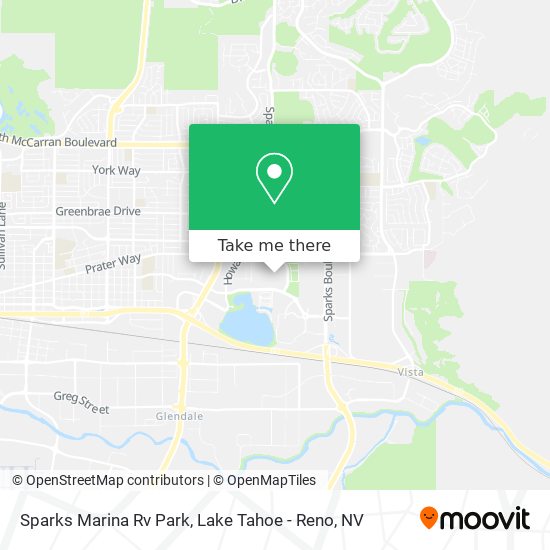 Mapa de Sparks Marina Rv Park