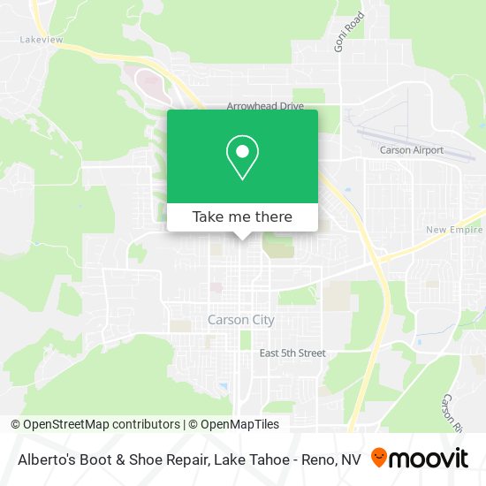 Alberto's Boot & Shoe Repair map