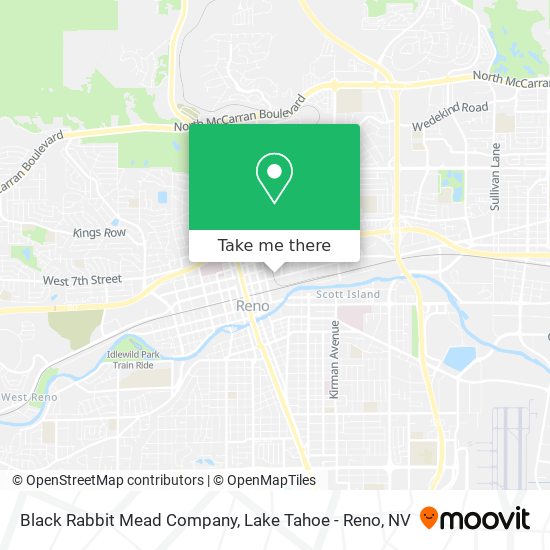Mapa de Black Rabbit Mead Company
