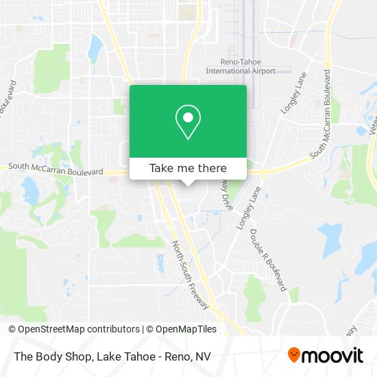 The Body Shop map