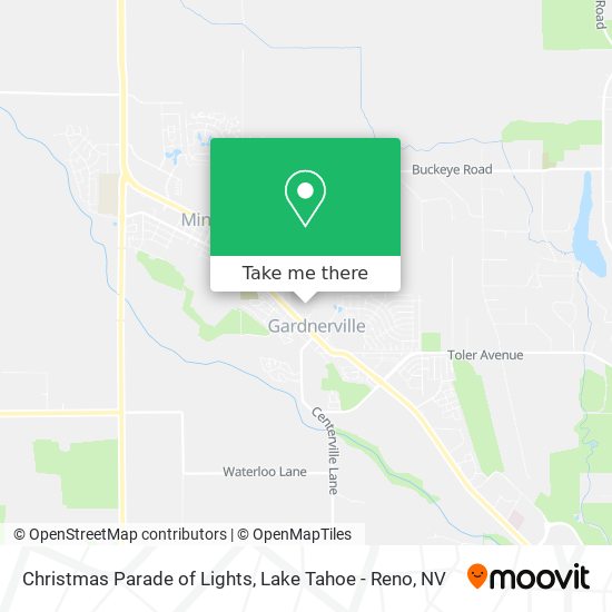 Mapa de Christmas Parade of Lights
