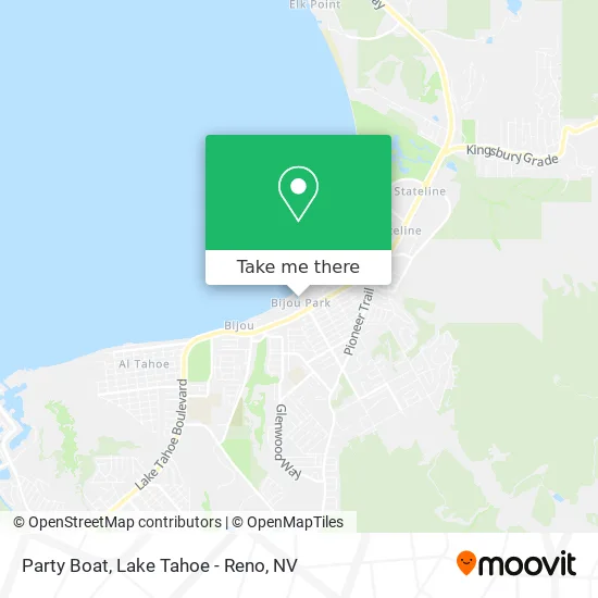 Party Boat map