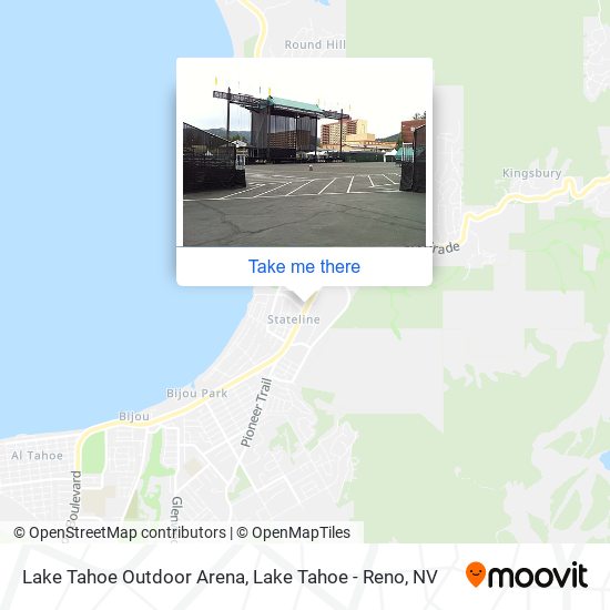 Lake Tahoe Outdoor Arena map
