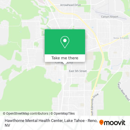 Hawthorne Mental Health Center map