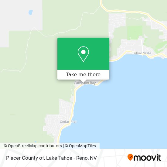 Mapa de Placer County of