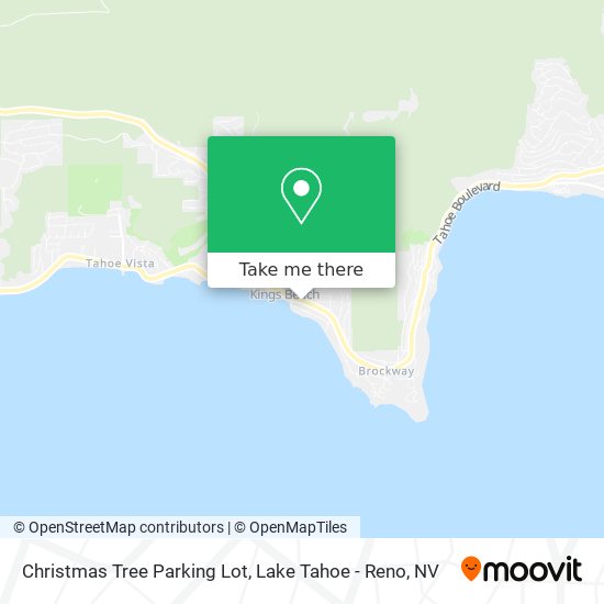 Christmas Tree Parking Lot map