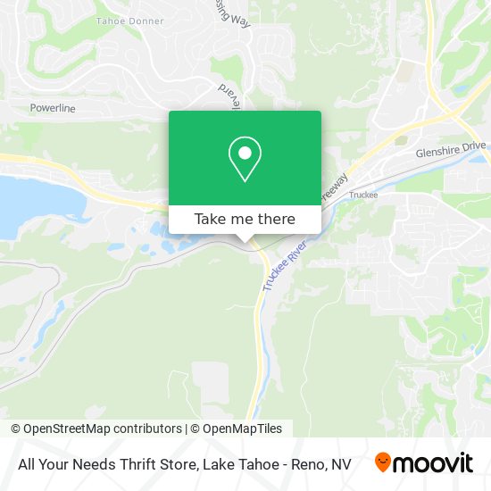 All Your Needs Thrift Store map