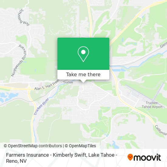 Mapa de Farmers Insurance - Kimberly Swift