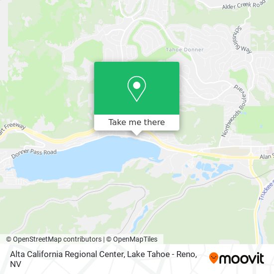 Alta California Regional Center map