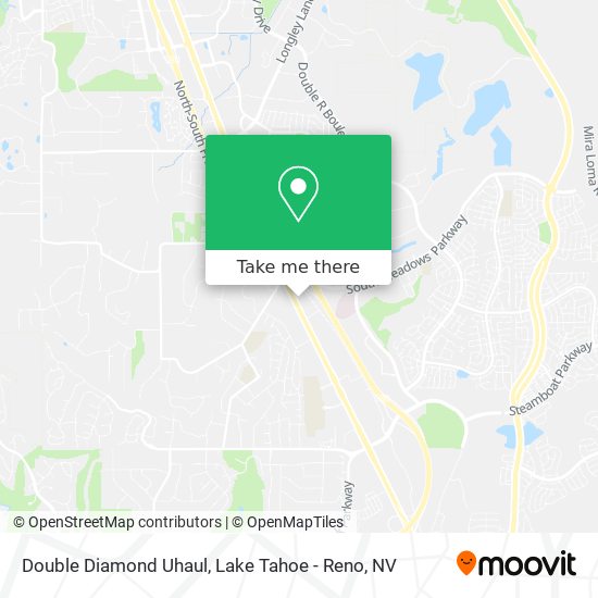 Double Diamond Uhaul map