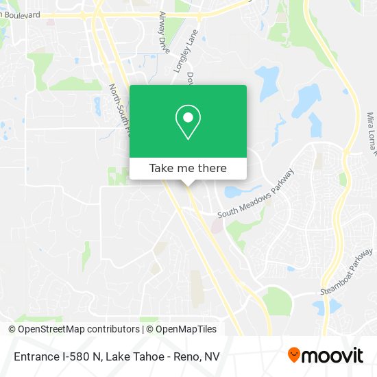 Entrance I-580 N map