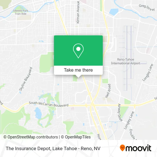 The Insurance Depot map
