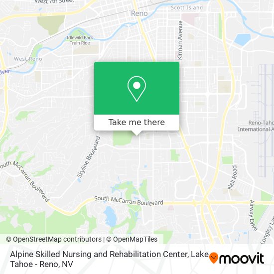 Alpine Skilled Nursing and Rehabilitation Center map