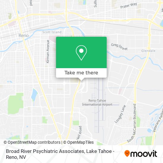 Mapa de Broad River Psychiatric Associates