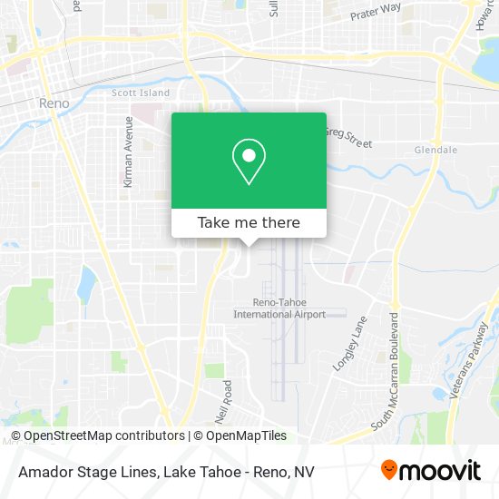 Amador Stage Lines map