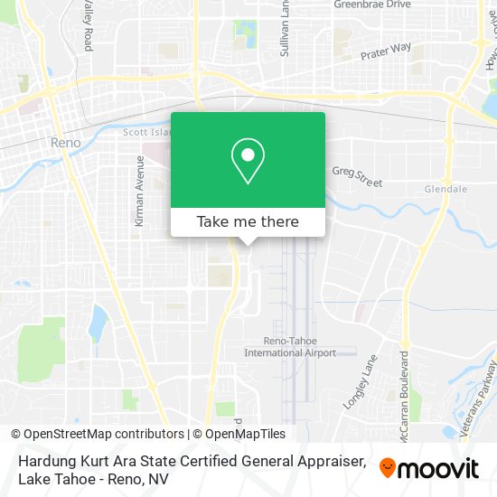 Hardung Kurt Ara State Certified General Appraiser map