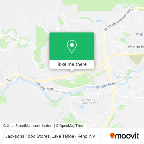 Mapa de Jacksons Food Stores