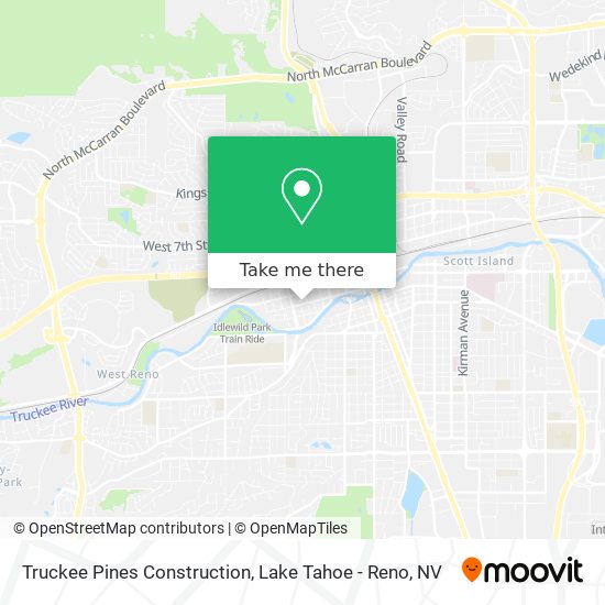 Mapa de Truckee Pines Construction