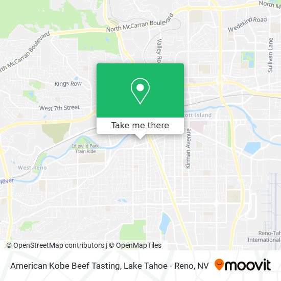 American Kobe Beef Tasting map