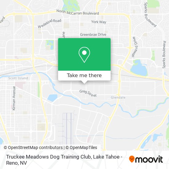 Mapa de Truckee Meadows Dog Training Club