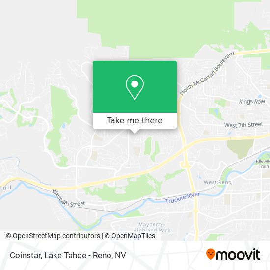 Coinstar map