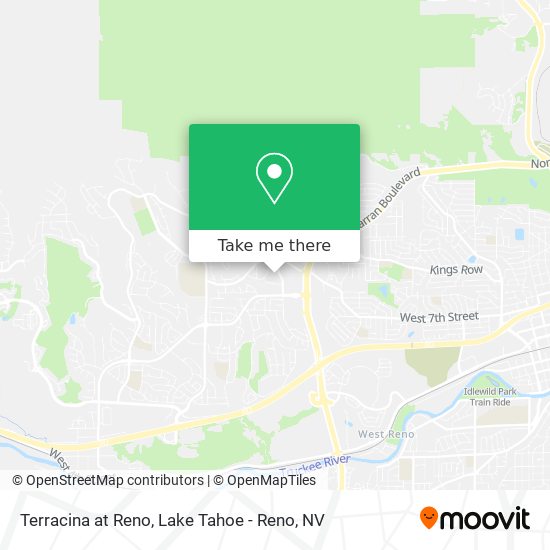 Terracina at Reno map