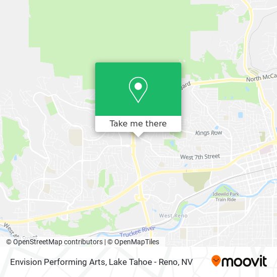 Mapa de Envision Performing Arts