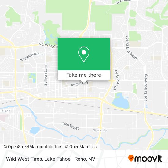 Wild West Tires map