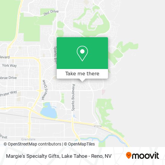 Margie's Specialty Gifts map