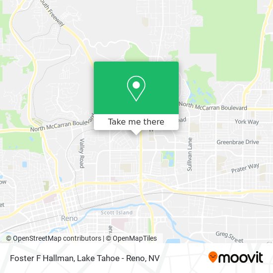 Foster F Hallman map