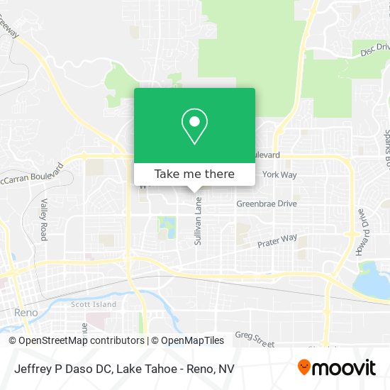 Mapa de Jeffrey P Daso DC