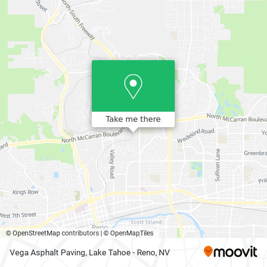 Mapa de Vega Asphalt Paving