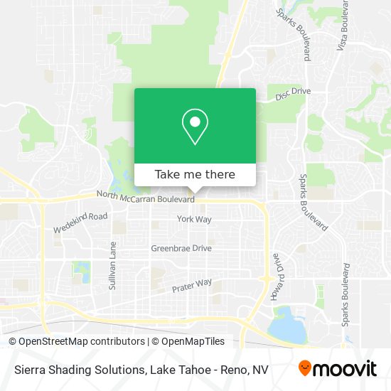 Mapa de Sierra Shading Solutions