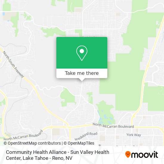 Mapa de Community Health Alliance - Sun Valley Health Center