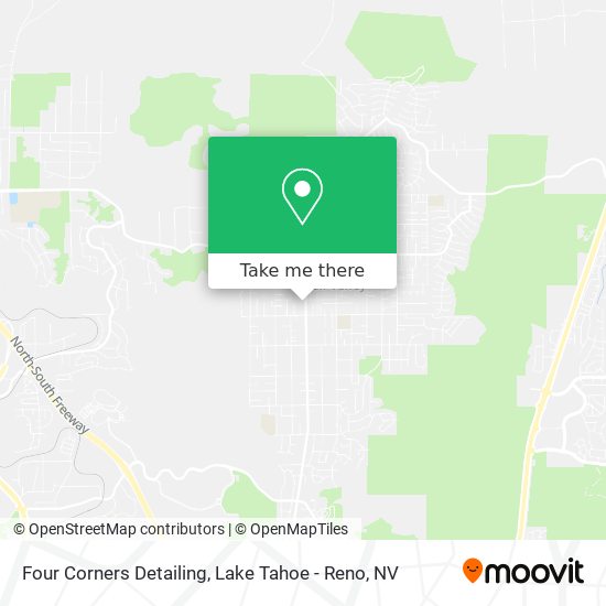 Mapa de Four Corners Detailing