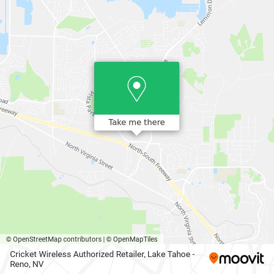 Mapa de Cricket Wireless Authorized Retailer