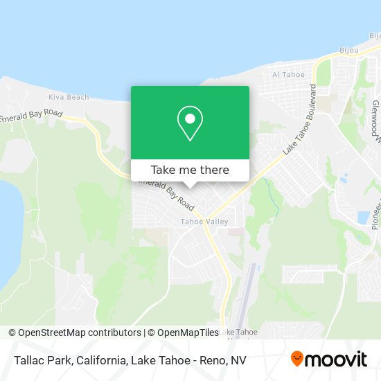 Mapa de Tallac Park, California