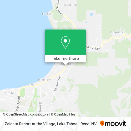 Zalanta Resort at the Village map