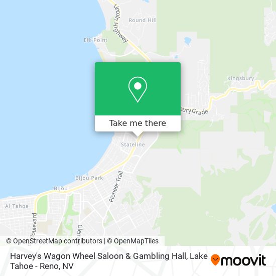 Harvey's Wagon Wheel Saloon & Gambling Hall map