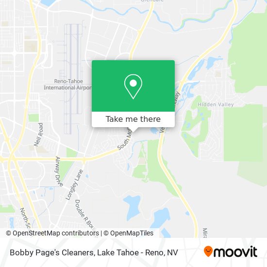 Bobby Page's Cleaners map