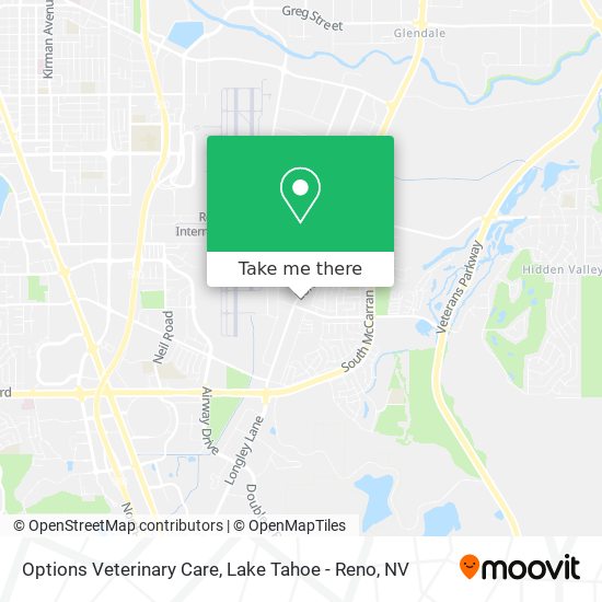 Mapa de Options Veterinary Care