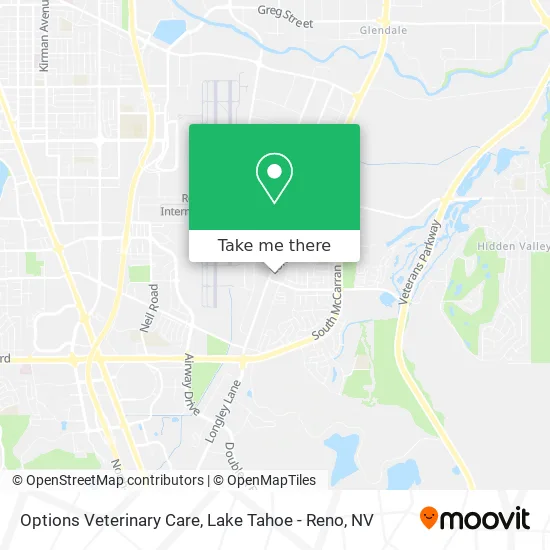 Options Veterinary Care map
