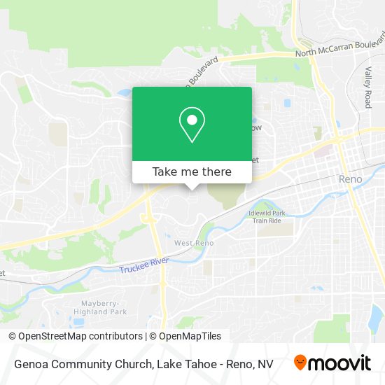 Genoa Community Church map