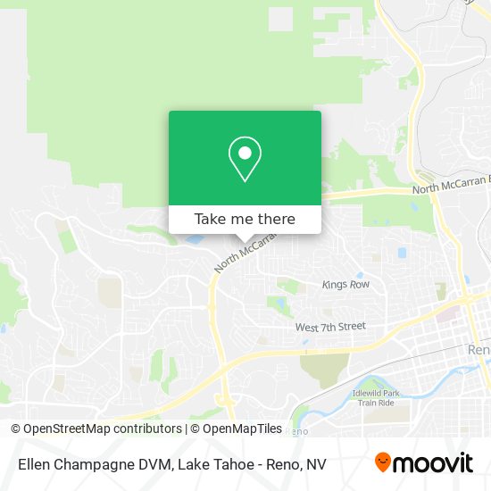 Ellen Champagne DVM map