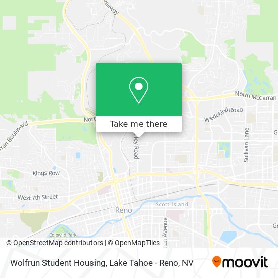 Wolfrun Student Housing map