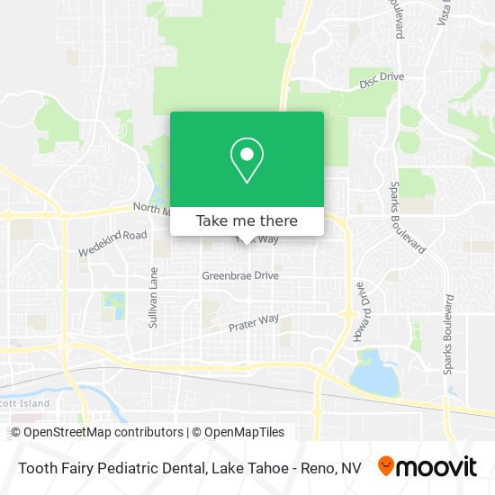 Mapa de Tooth Fairy Pediatric Dental