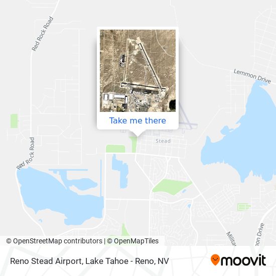 Reno Stead Airport map